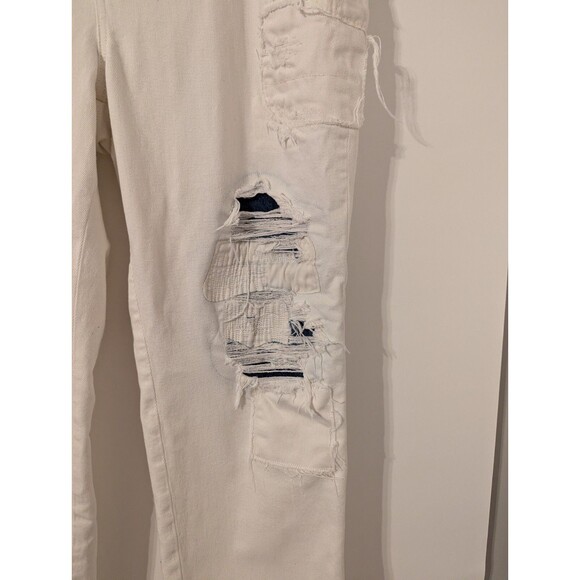 Lauren Ralph Lauren Women's Plus Distressed Patchwork Midrise Straight Pants 16W - Picture 4 of 11